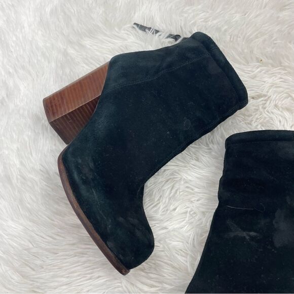 Jeffrey Campbell Rumble Homemade Havana Last Suede High Heel Booties - Picture 12 of 15